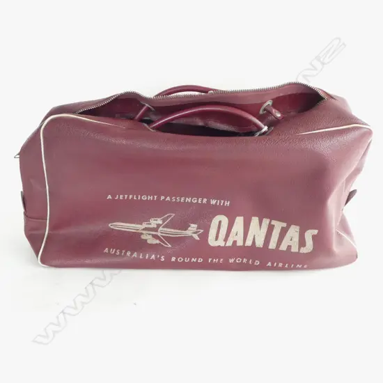 VINTAGE QANTAS 'JETFLIGHT PASSENGER' BAG L.430mm