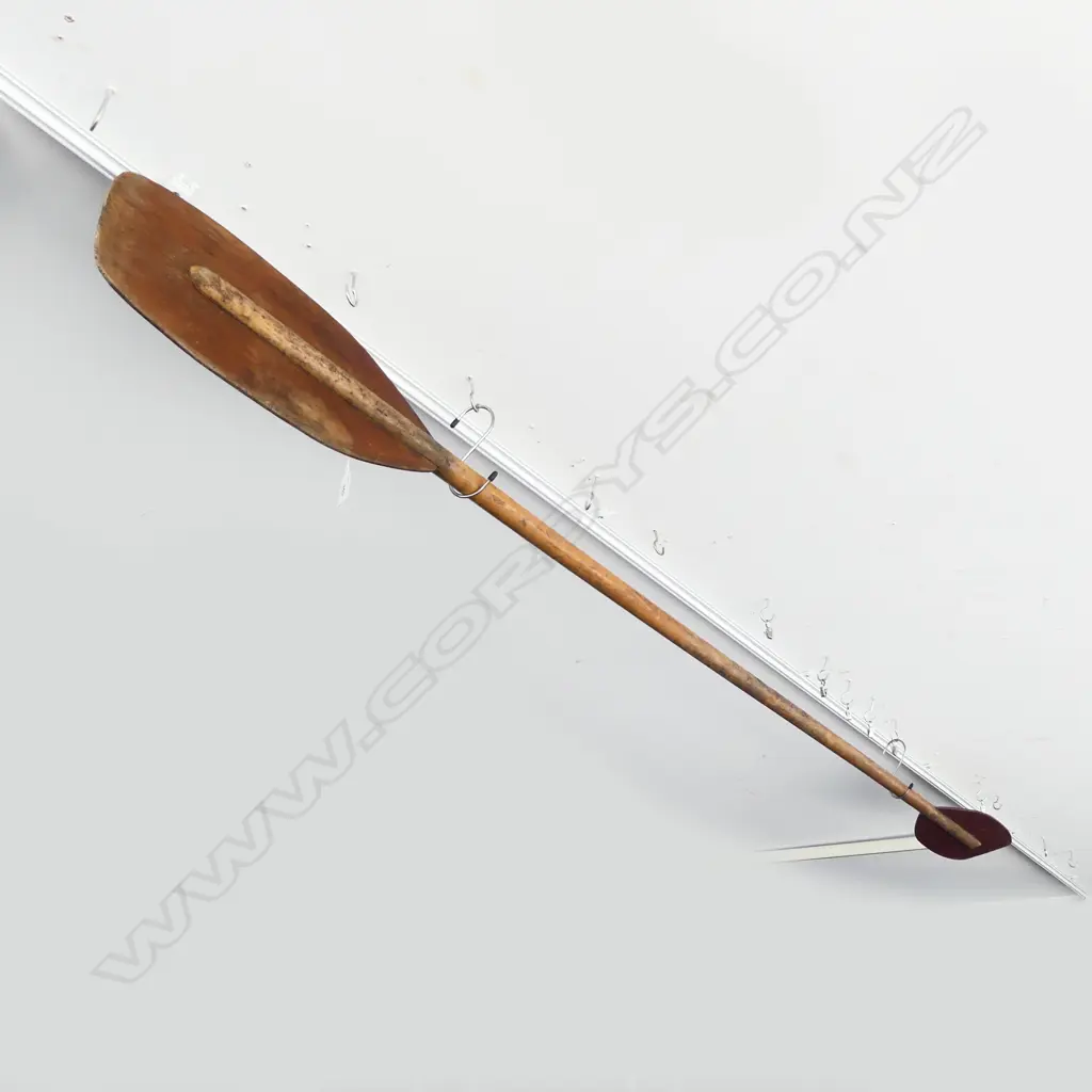 VINTAGE WOODEN KAYAK PADDLE L.2500mm Image 1++