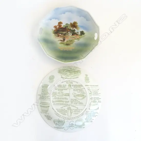 ADVERTISING BREAD PLATE/GRIMWADES ADVERTISING PLATE