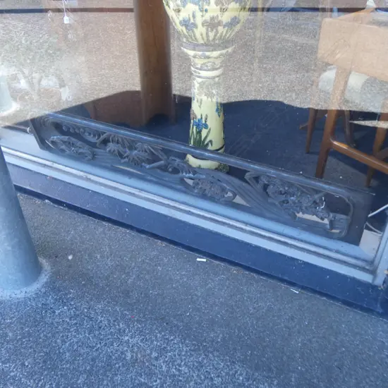 Cast aluminium decorative panel; Plum blossoms Bamboo grass, H.1600mm