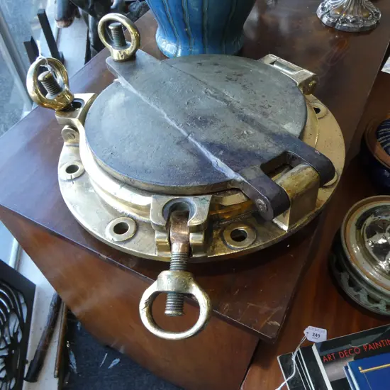 BRASS PORT HOLE 400mm dia