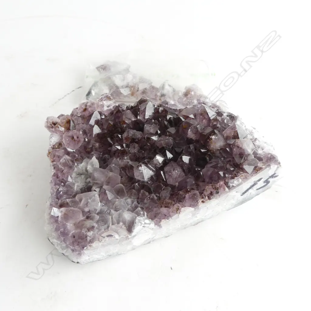 GOOD AMETHYST GEODE, 200 x 145mm, plus BAG OF SMALLER PIECES Image 1++