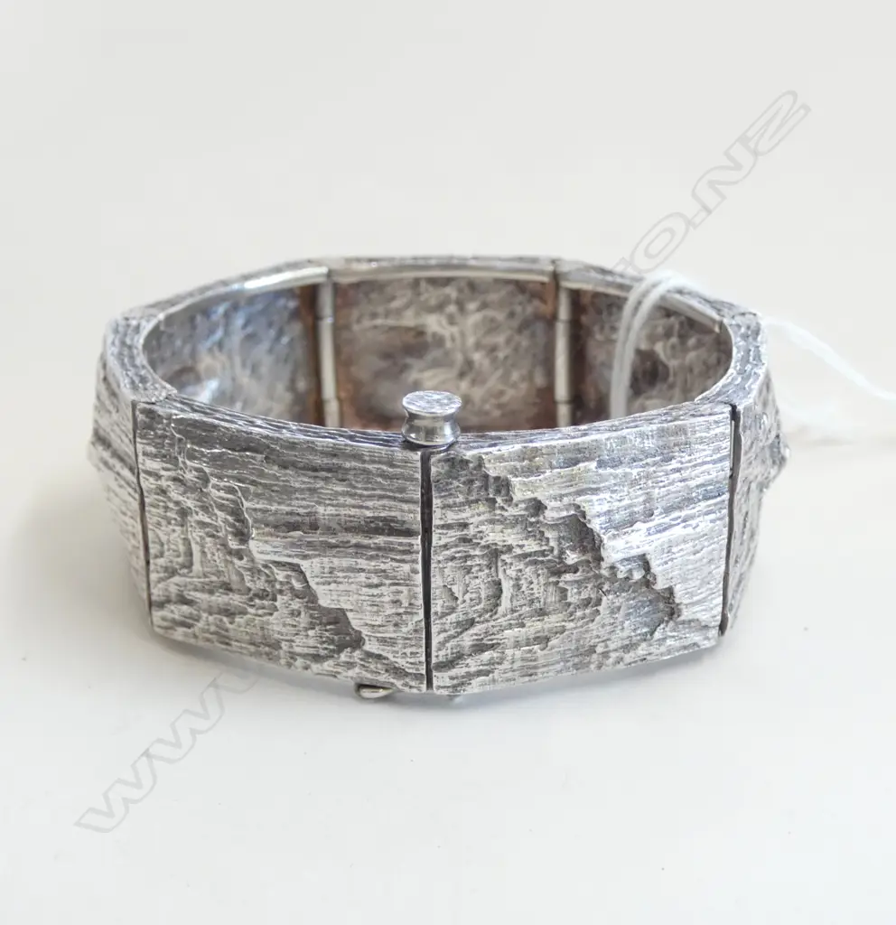 KNUD V ANDERSEN DANISH STG SILVER BRACELET 63grms Image 1++