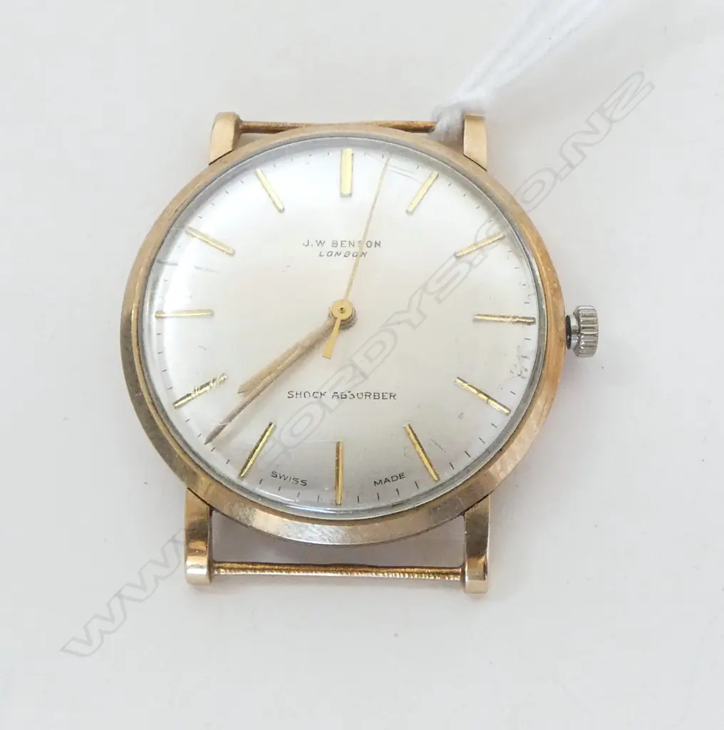 BENSON WRISTWATCH 18CT VINTAGE 21.6gms Image 1++