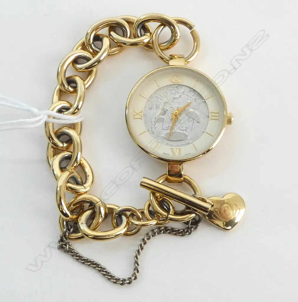 LADIES AUSTRALIAN COIN WRIST WATCH Image 1++