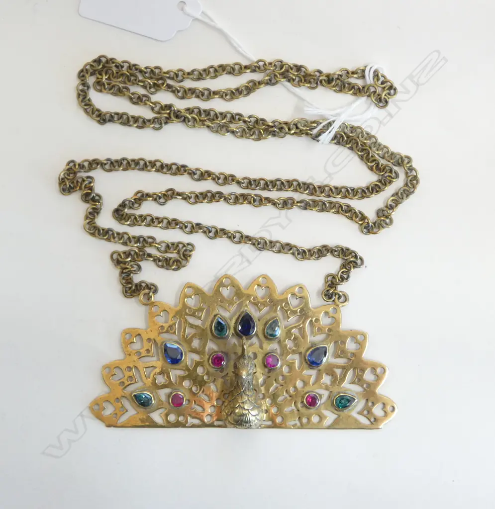 BRASS PEACOCK PENDANT Image 1++