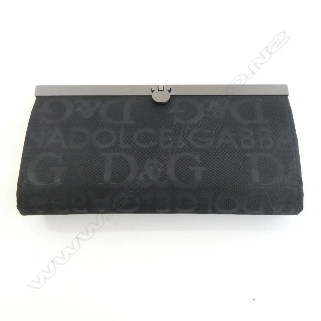 BLACK WALLET DOLCE & GABBANA - FAUX Image 1++