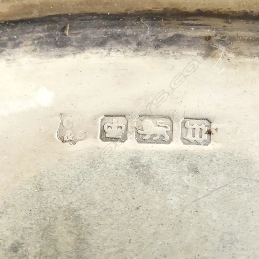STG SILVER DISH, SHEFFIELD 1914 W.235mm 189grms Image 1++