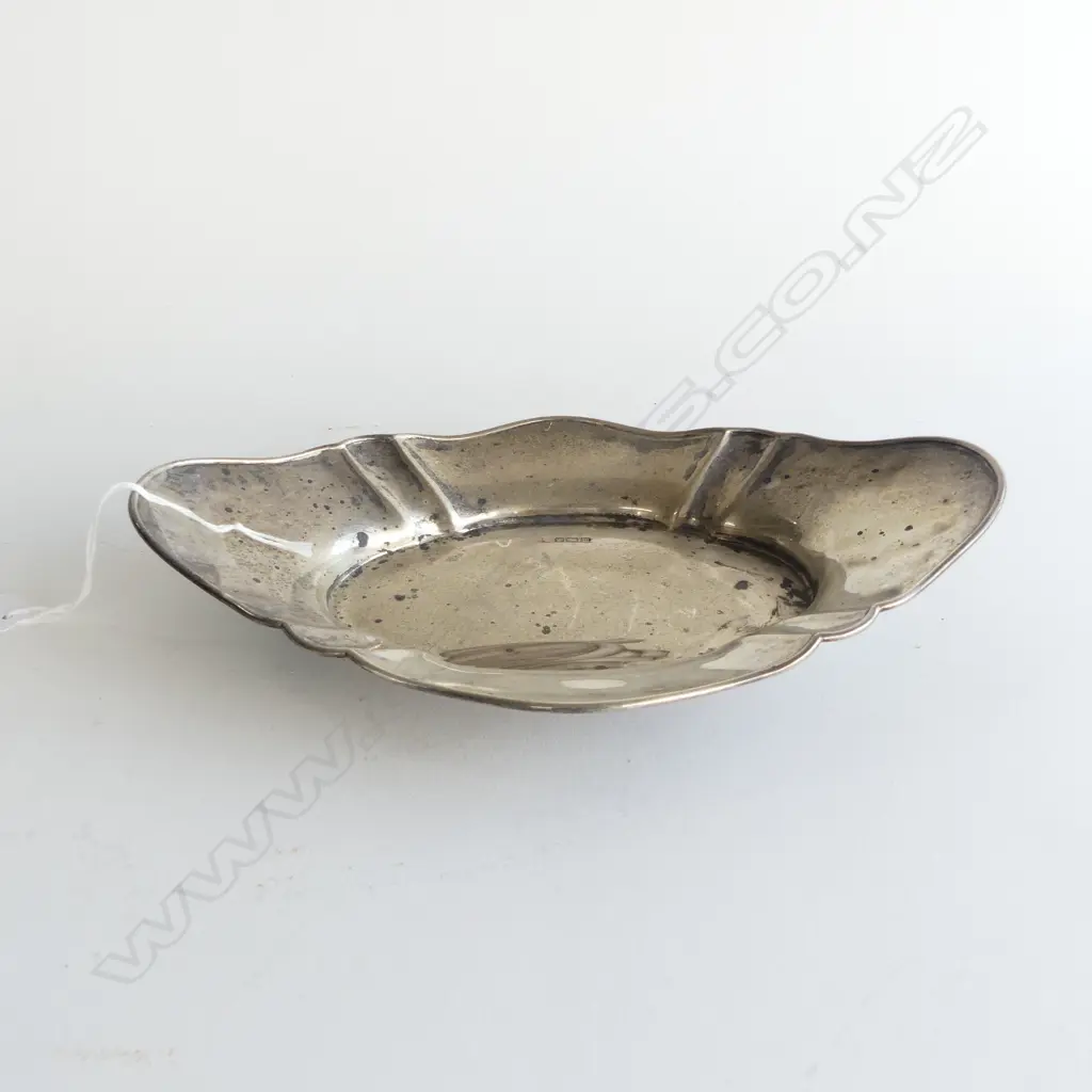 STG SILVER DISH, SHEFFIELD 1914 W.235mm 189grms Image 1++
