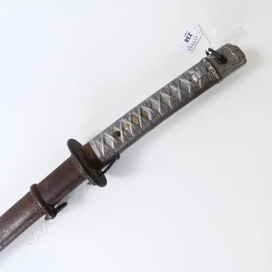 WWII ERA JAPANESE SWORD & SCABBARD L.960mm