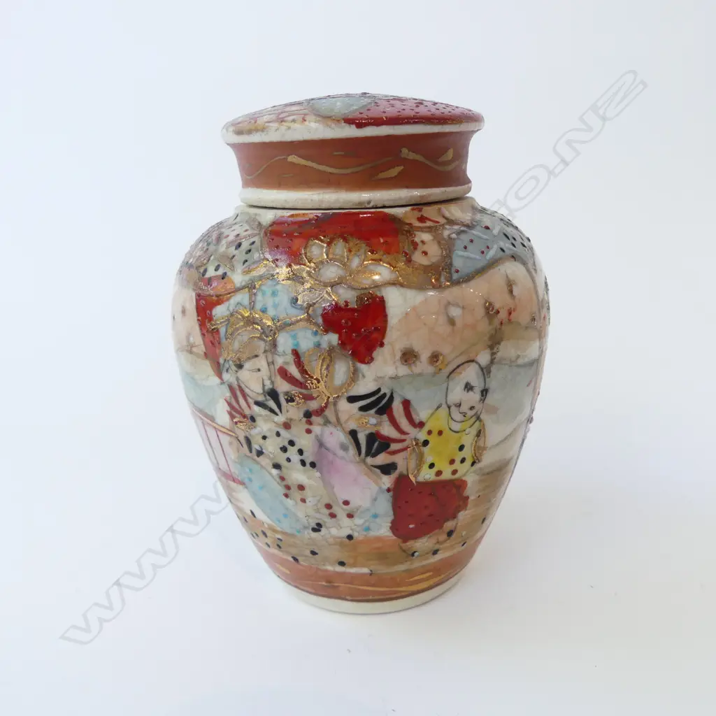 SML SATSUMA VASE H.100mm Image 1++