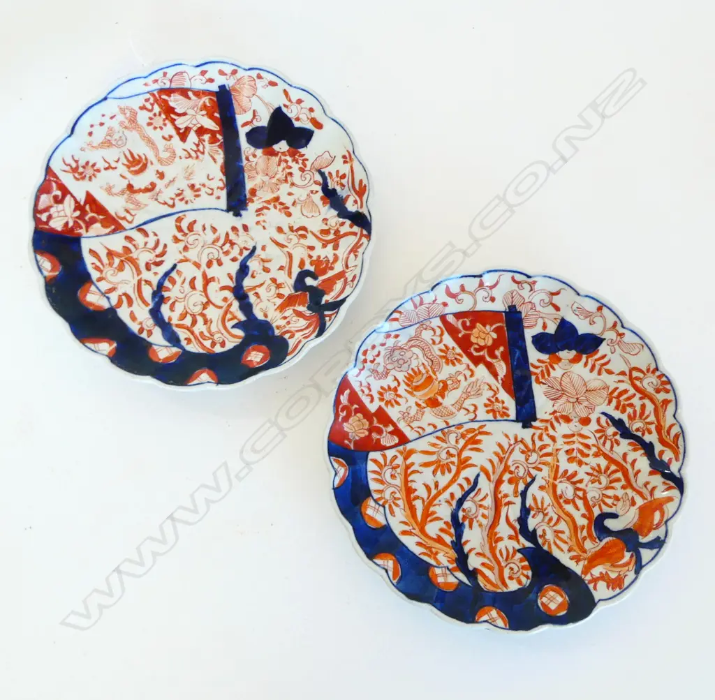 PR IMARI LOBED PLATES Dia.230mm Image 1++
