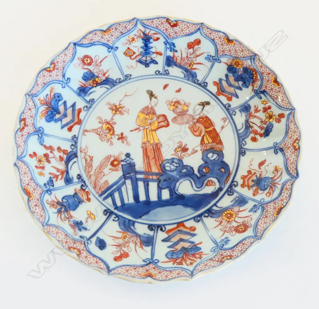 KANGXI IMARI PLATE 220mm dia Image 1++