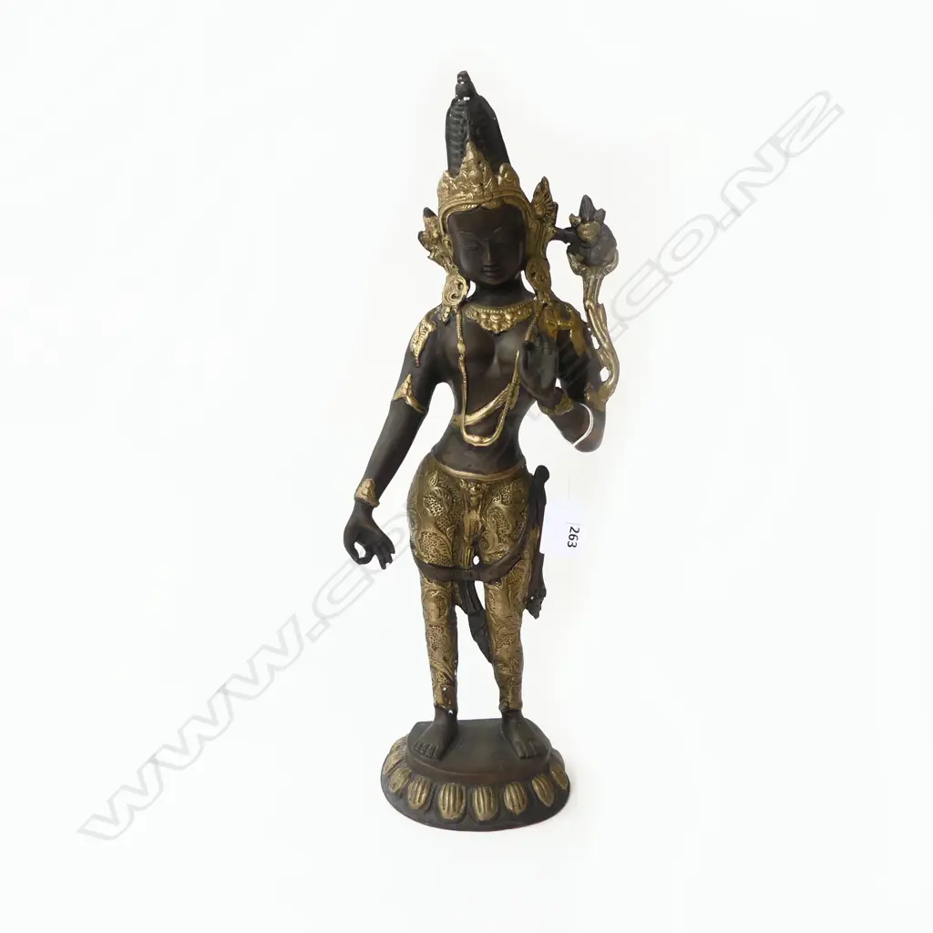 INDONESIAN BRONZE FIGURE H.410mm Image 1++