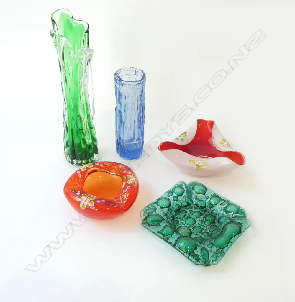 5 PCS RETRO GLASS INCLDS VENETIAN Image 1++