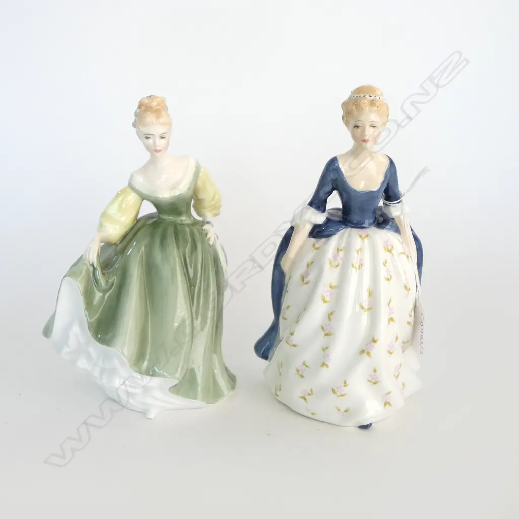 2 ROYAL DOULTON FIGURINES; FAIR LADY & ALISON H.190mm Image 1++