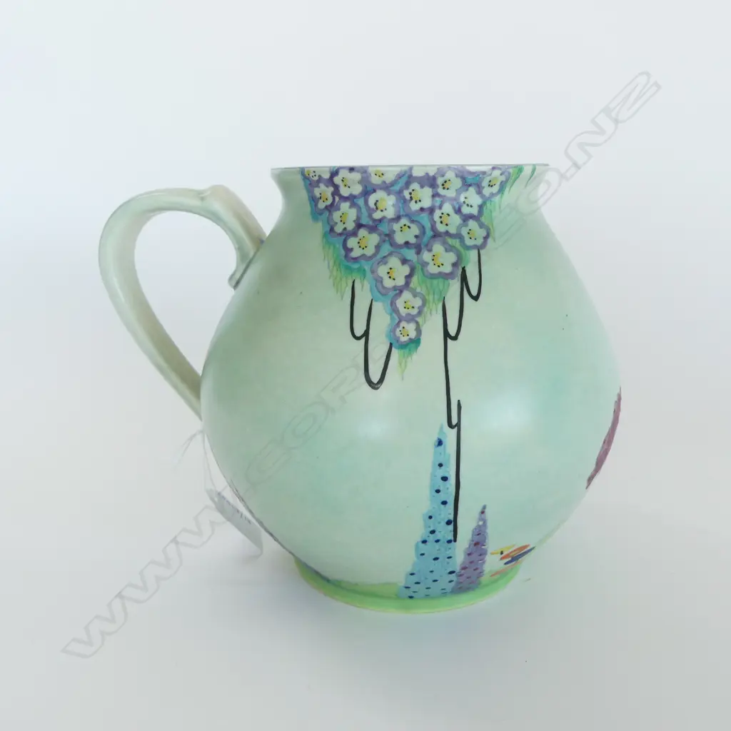 CARLTON WARE DECO ONE HANDLED VASE H175MM Image 1++