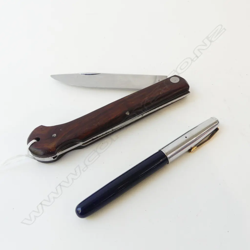 VINTAGE FOUNTAIN PEN 'MENTMORE 46', JAPANESE KNIFE Image 1++