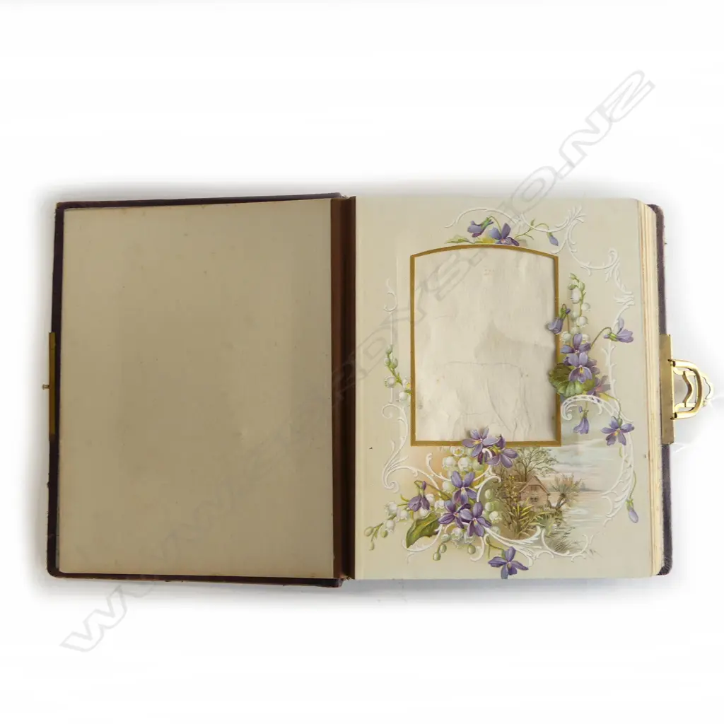 VICTORIAN PHOTO ALBUM (EMPTY) Image 1++