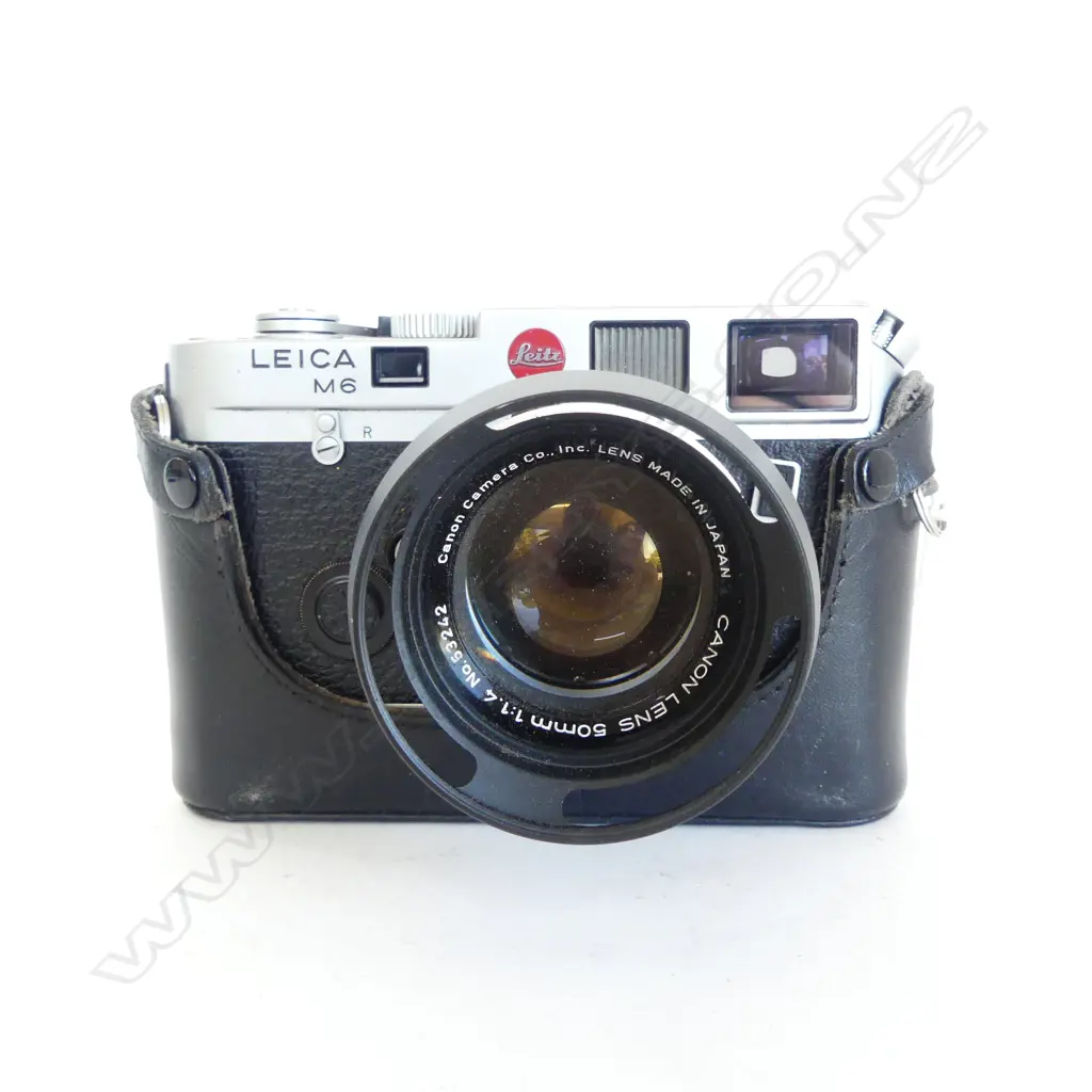 LEICA M6 RANGEFINDER FILM CAMERA W CANON LENS 50mm Image 1++