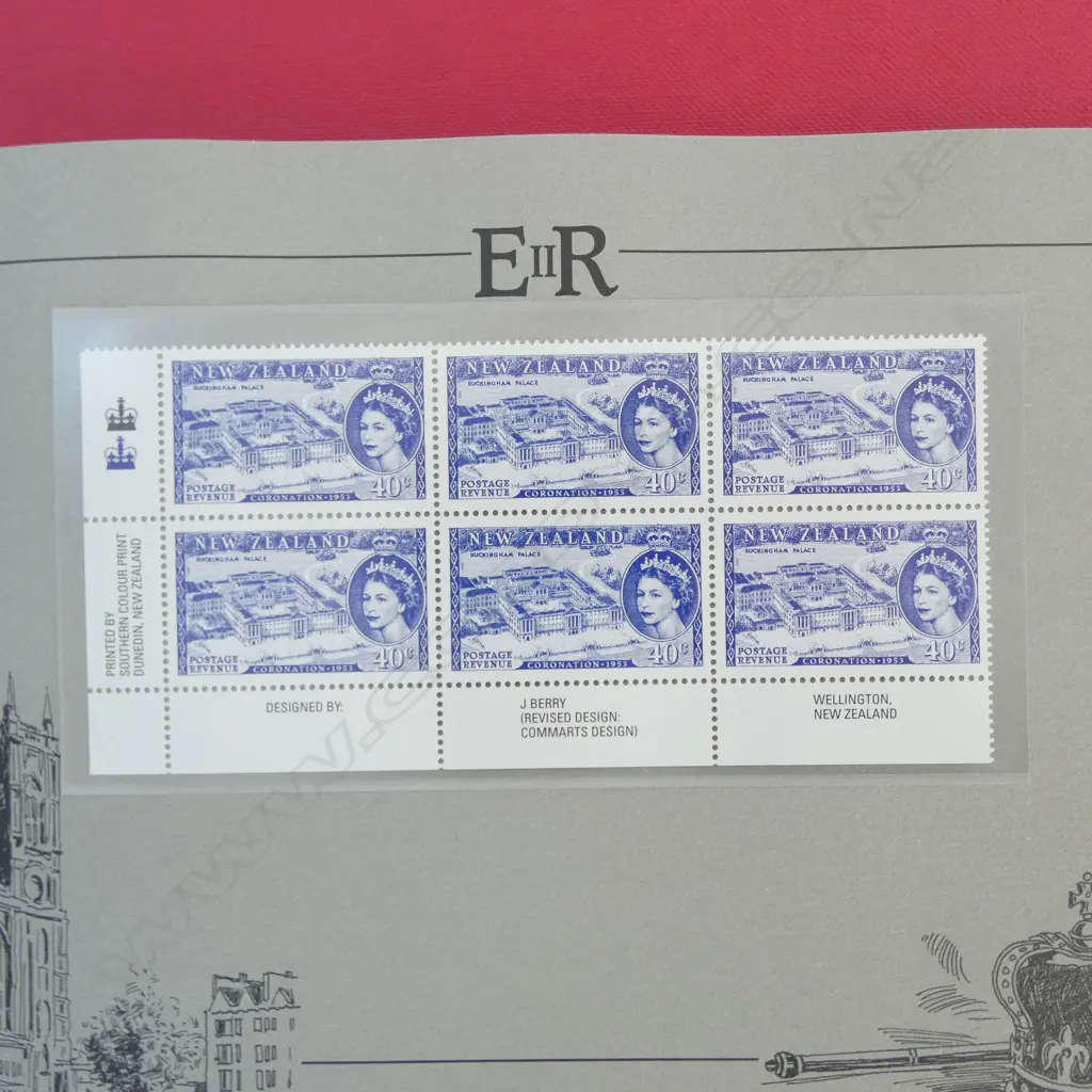 LTD. ED STAMP ALBUM ELIZABETH II 2003  50 YEARS CORONATION Image 1++