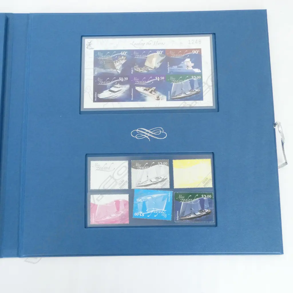 LTD. ED STAMP ALBUM 'LEADING THE WAVES' 2002 Image 1++