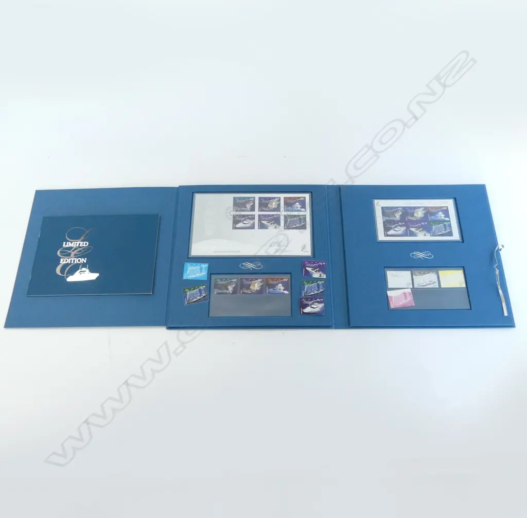 LTD. ED STAMP ALBUM 'LEADING THE WAVES' 2002 Image 1++