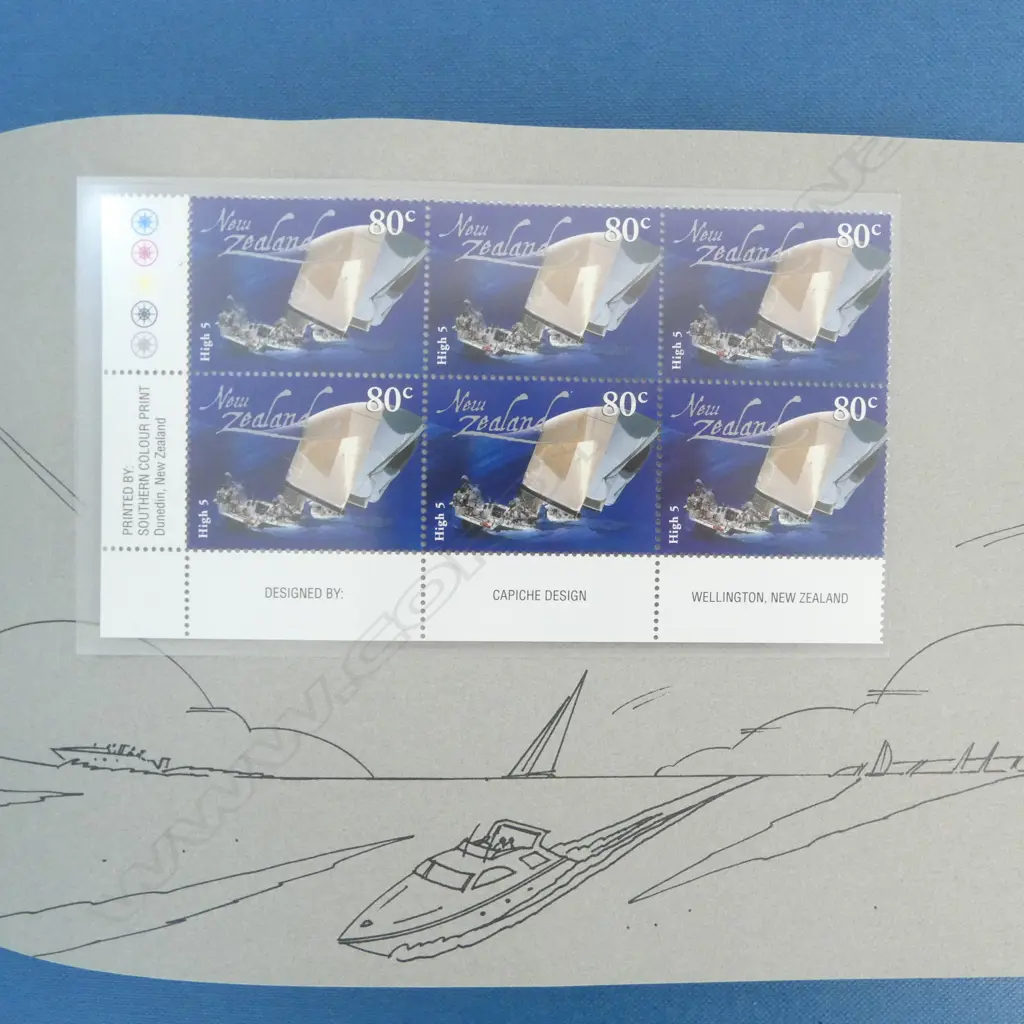 LTD. ED STAMP ALBUM 'LEADING THE WAVES' 2002 Image 1++