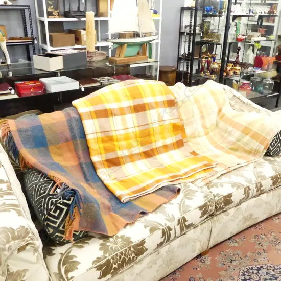 3 WOOL BLANKETS