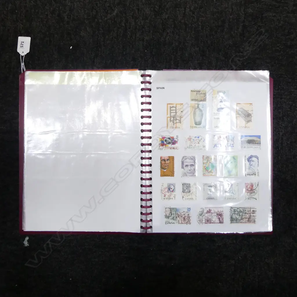 SPANISH STAMP ALBUM Image 1++