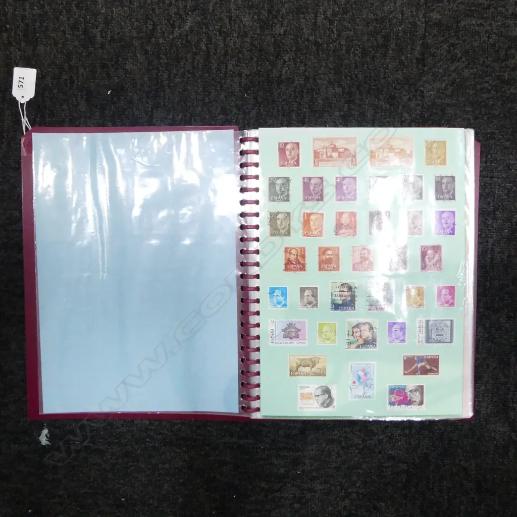 SPANISH STAMP ALBUM Image 1++