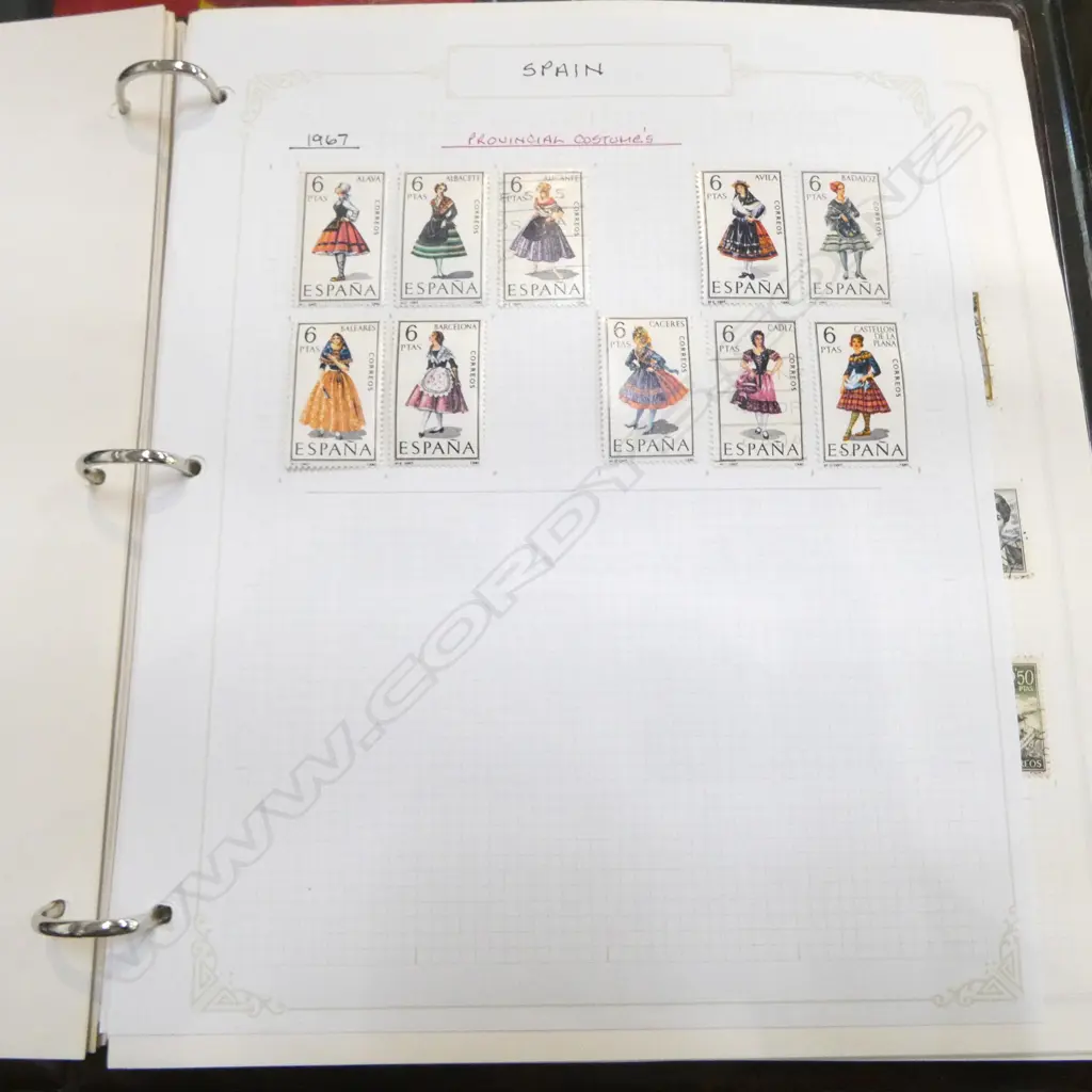 SPANISH STAMP ALBUM 1936-2006 VG USED & MINT Image 1++