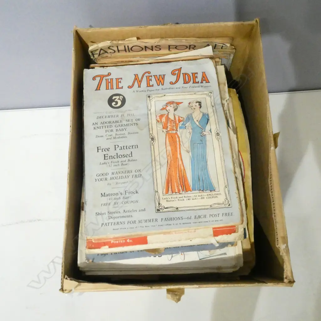 1930s SEWING PATTERN MAGAZINES Image 1++