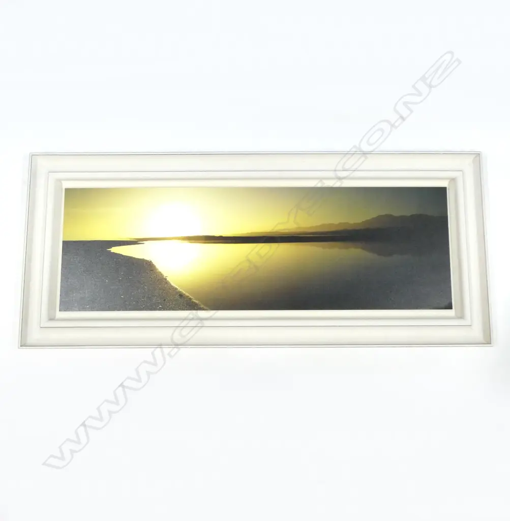 SUNRISE LANDSCAPE PRINT ON CANVAS 320x990mm Image 1++