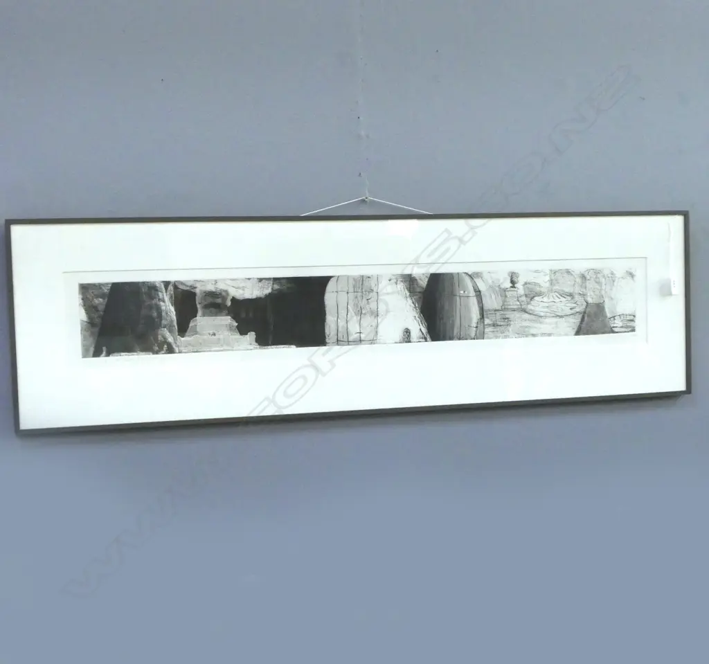 ANNA MILES 'HURRYING ALONG FOR MORE SIGHTSEEING' LITHOGRAPH AP 1989 155x1025mm Image 1++