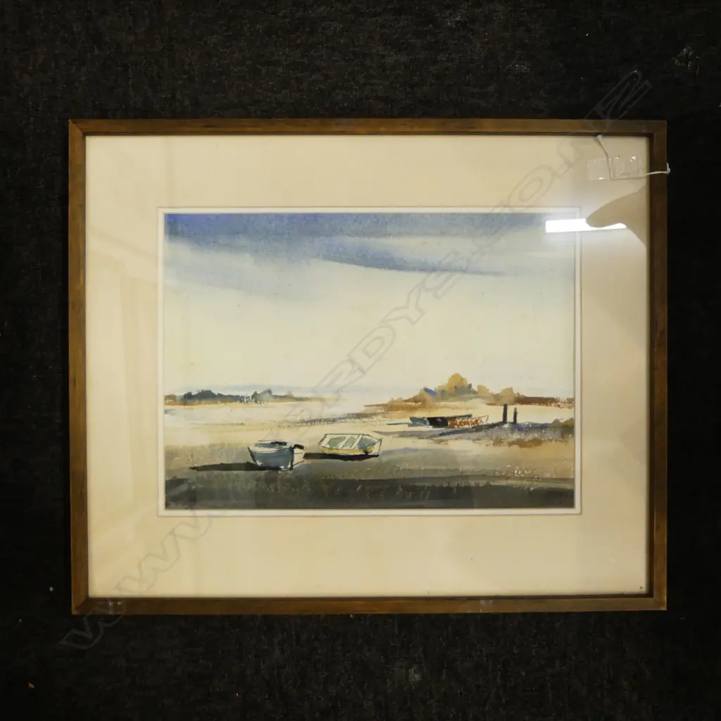 RUSSELL HOLLINGS 'KAIAUA I' WC 255x355mm foxing Image 1++