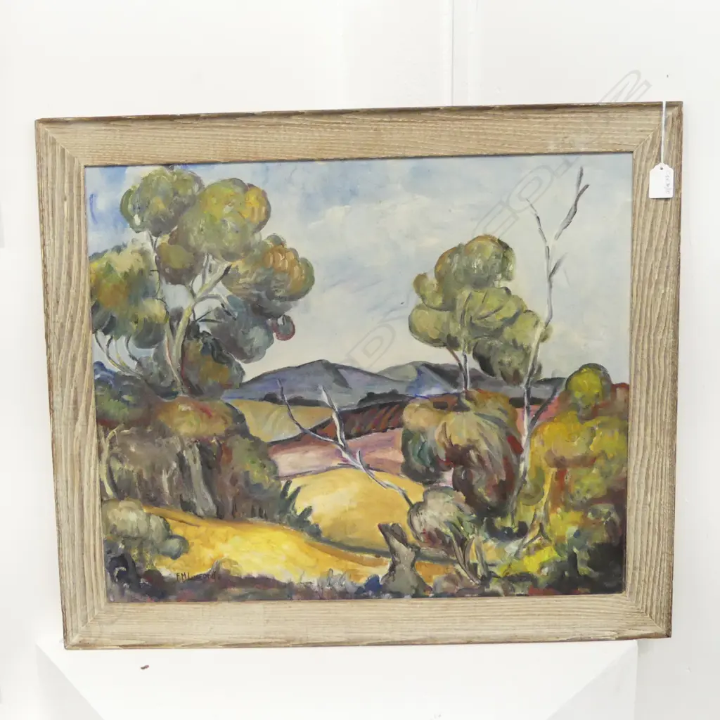 FLORENCE LUXFORD 'AFTERNOON' LANDSCAPE, ACRYLIC ON BOARD 500x600mm Image 1++
