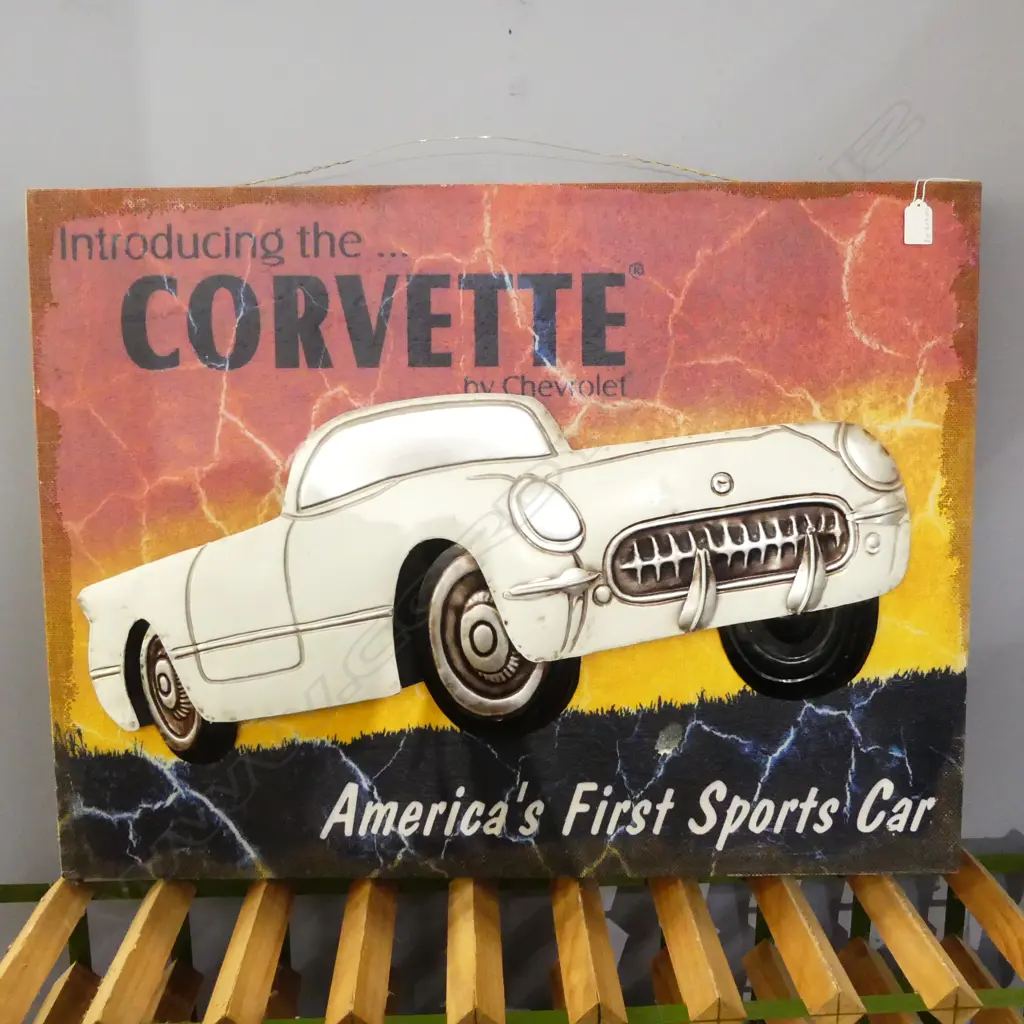 'CORVETTE' WALL ART 600X800mm Image 1++