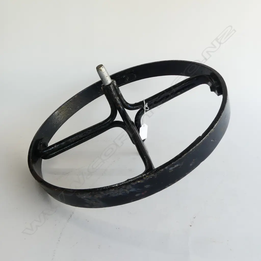 HEAVY WROUGHT IRON WHEEL 400mm dia Image 1++