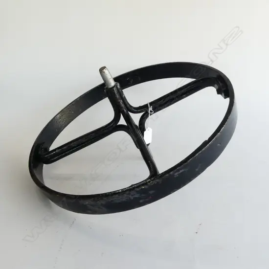 HEAVY WROUGHT IRON WHEEL 400mm dia