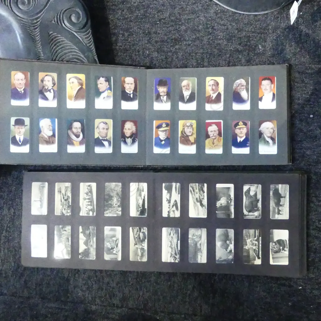 2 CIGARETTE CARD ALBUMS Image 1++