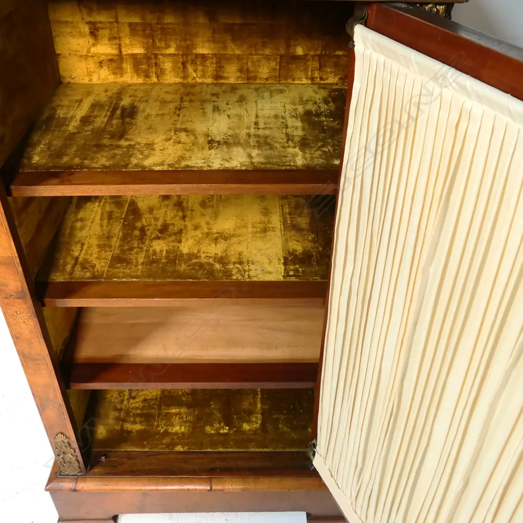 A Victorian walnut pier cabinet, Image 1++
