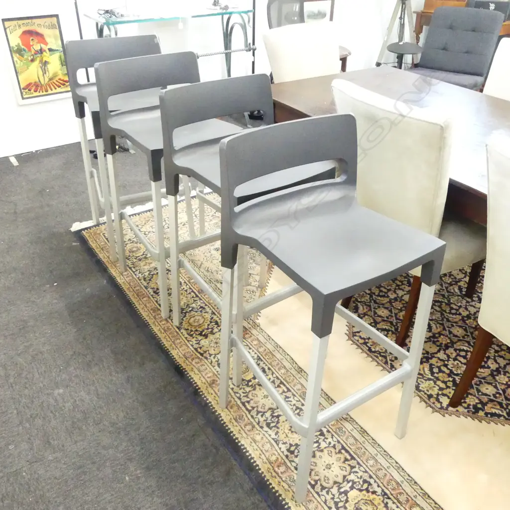 4 DIVO 'ANTRACITE' STOOLS H.970mm Image 1++