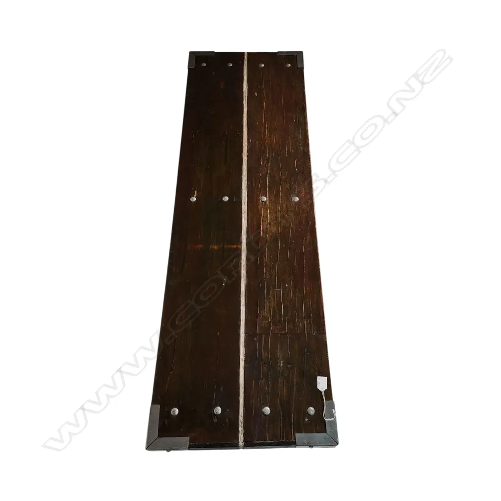 SOLID WOOD AND STEEL BENCH SEAT  - 1500x455x390 Image 1++