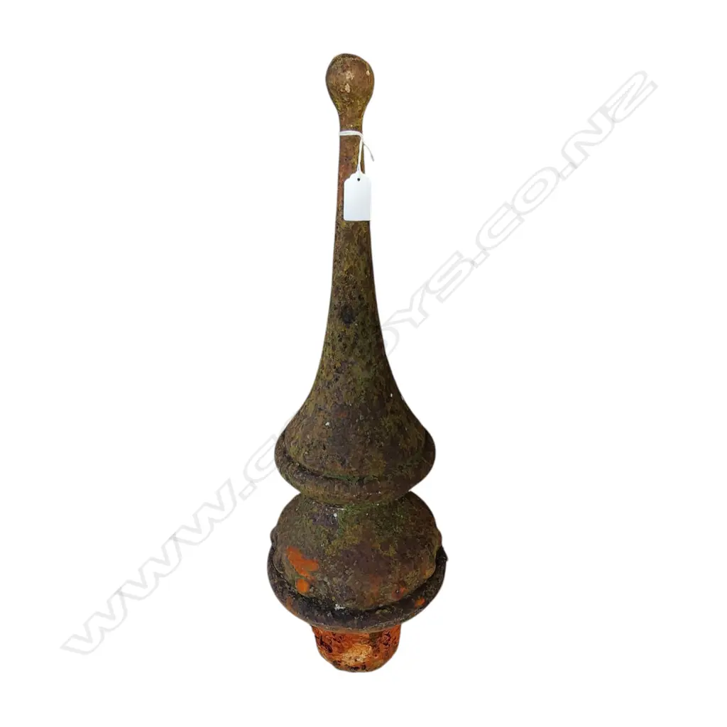 ANTIQUE CAST IRON ROOF FINIAL H.680mm Image 1++