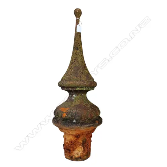 ANTIQUE CAST IRON ROOF FINIAL H.680mm