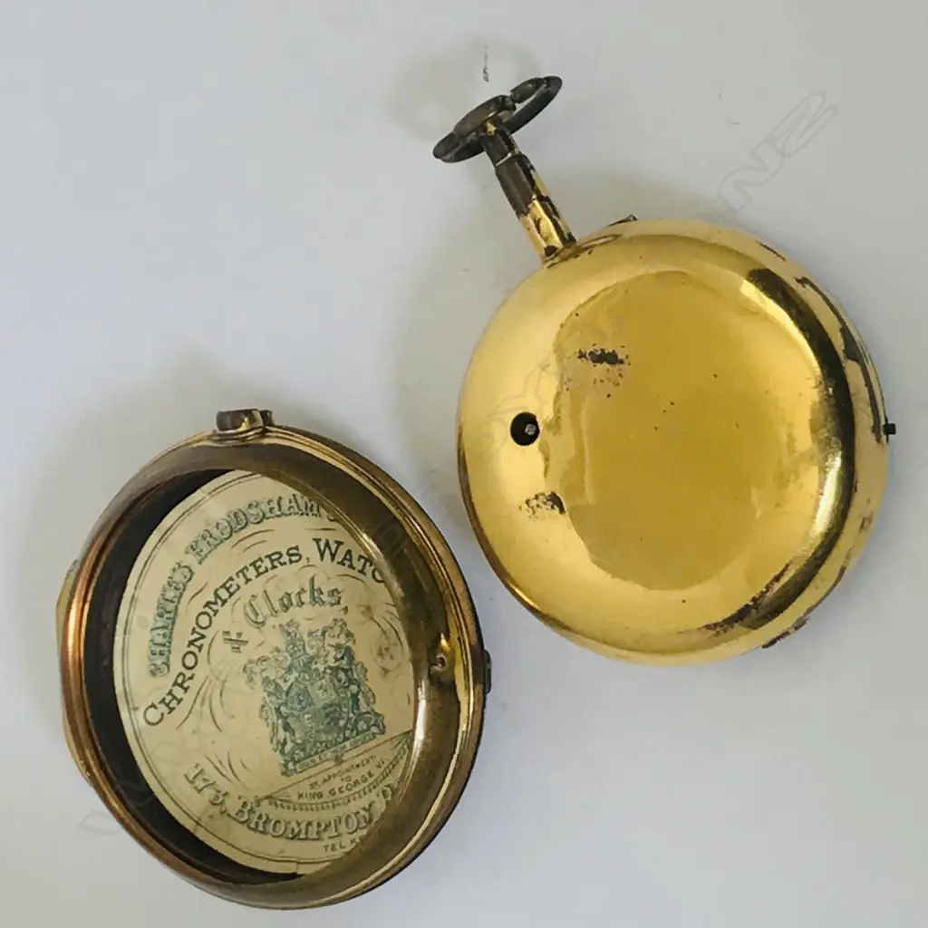 Early 19thC Doctor's Dial' pair case pocket watch, by Richard Johnson, Knaresborough, Image 1++