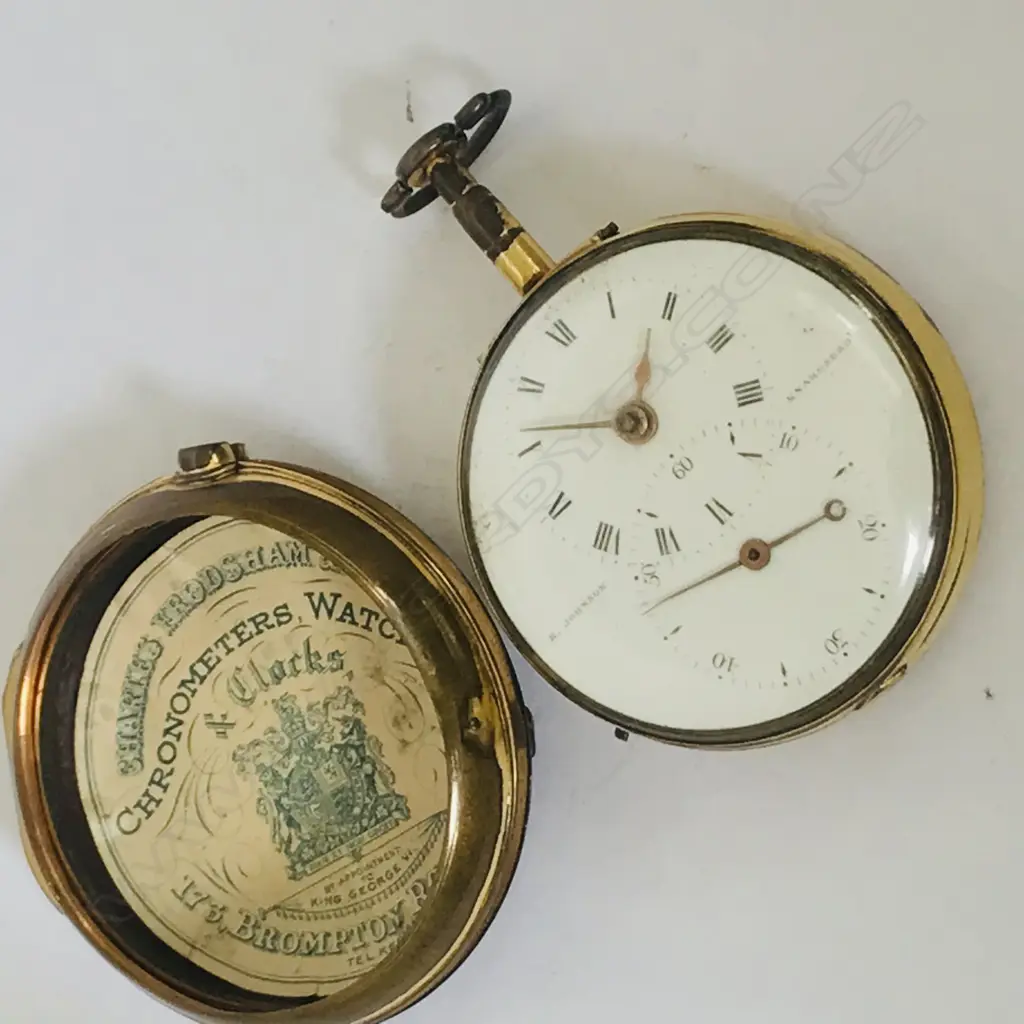 Early 19thC Doctor's Dial' pair case pocket watch, by Richard Johnson, Knaresborough, Image 1++
