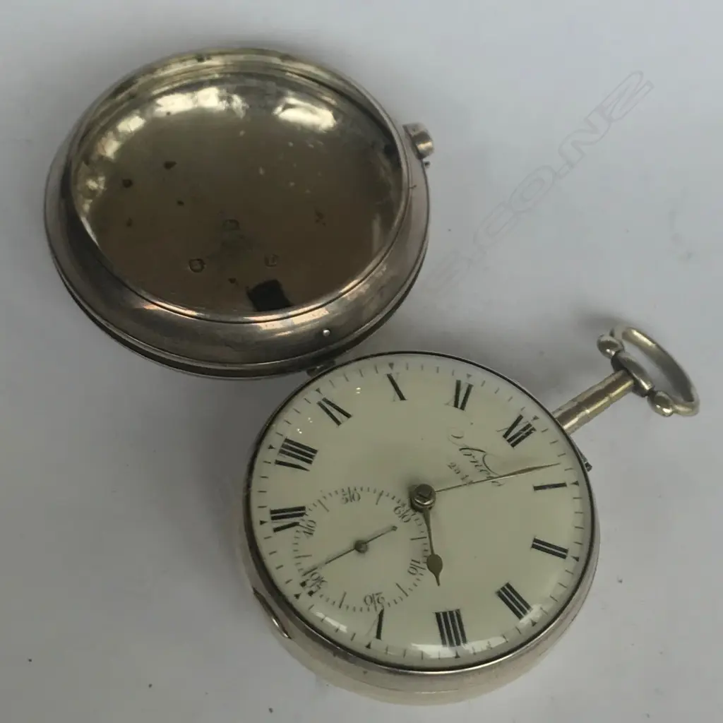 A good, early silver cased pocket chronometer by John Roger Arnold, number 2044 Image 1++