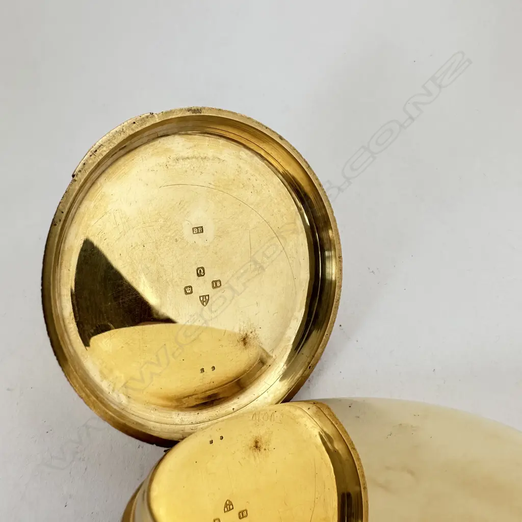 Substantial 18ct gold, open face pocket watch by M. J. Russell, London, number 12189, Image 1++